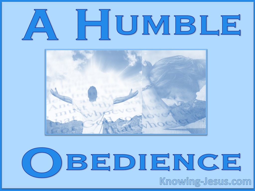 A Humble Obedience (devotional)06-29 (blue)